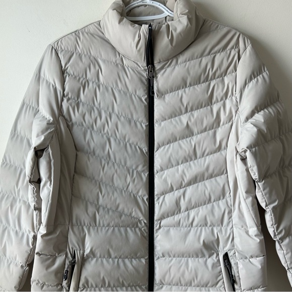 32 Degrees Heat Women Puffer Jackets Size L Beige Fall Winter Cozy Light Comfy - Picture 2 of 12